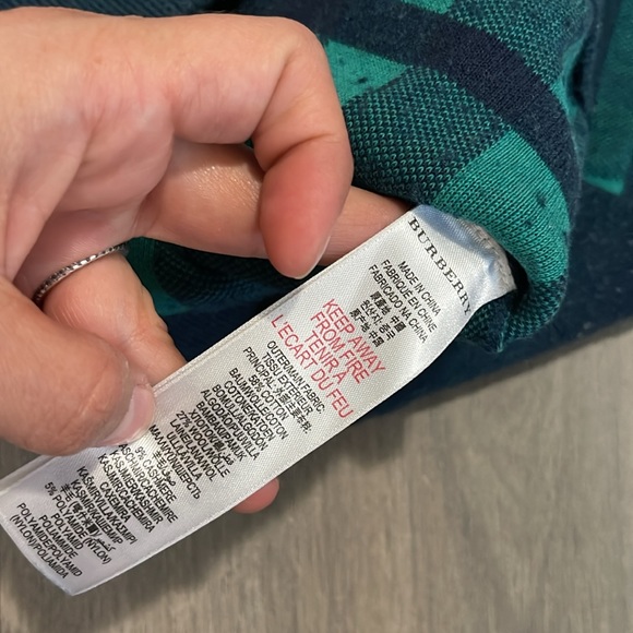 Burberry 4Y Redbury Check Sweater - Picture 3 of 5